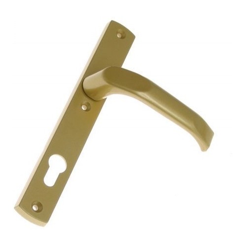 Klamka malowana złota 72mm WC