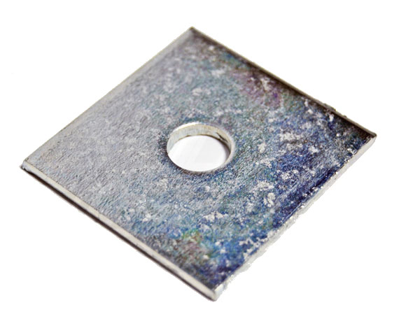 Podkładka kwadratowa czarna DIN 436 10mm