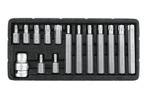 Komplet kluczy torx T20-T55 15SZTUK