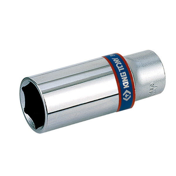 Nasadka długa 6-KĄTNA chromowana 3/8'' 10mm