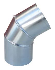 Kolano lutowane ocynkowane 110mm