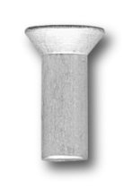 Nit aluminiowy pełny z łbem stożkowym płaskim 4.0*12 mm