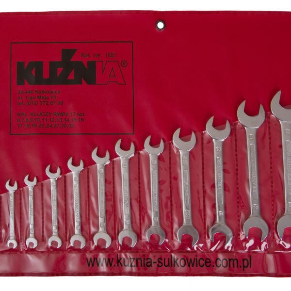 Komplet kluczy płaskich 13 sztuk 6-32mm