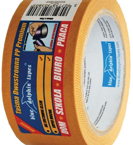 Taśma dwustronna PP super przerywanie 48mm*25M