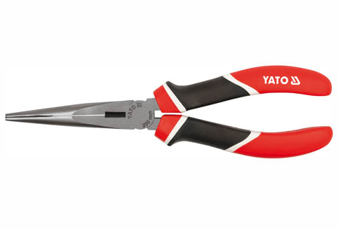 Szczypce wydłużone wygięte 160mm