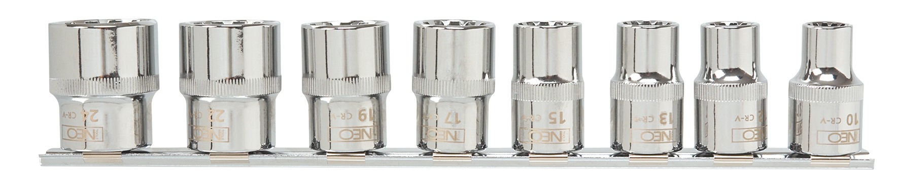 Zestaw kluczy nasadowych spline 1/2'' 8 sztuk