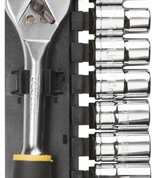Klucze nasadowe 1/2'' zestaw 11 sztuk