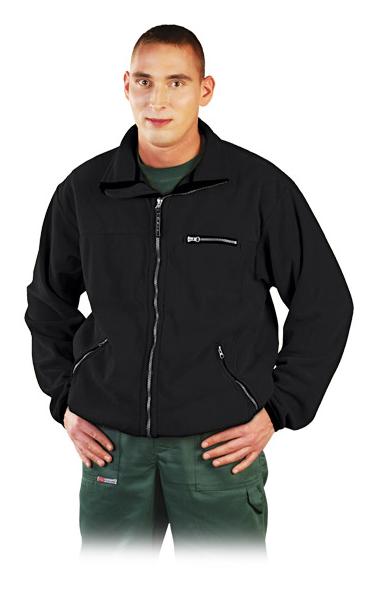 Bluza z polaru honeyb czarny rozmiar XXL