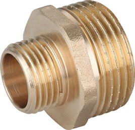 Złączka mosiężna nypel redukcyjny 1/2''X3/4'''