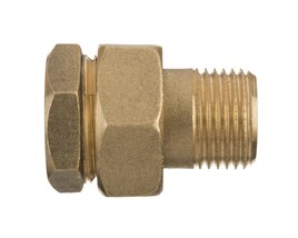 Złączka mosiężna śrubunek prosty oring 5/4''