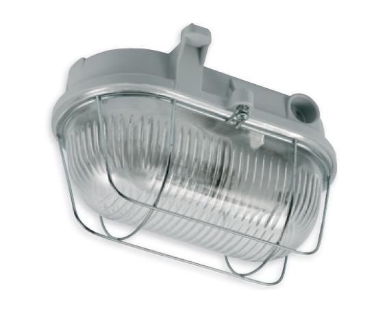 Oprawa kanałowa oval E27 II KL. 230V IP44 100W