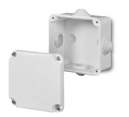 Puszka N/T z zaciskami 5*2,5MM2 IP55 88X88X60 0223-00