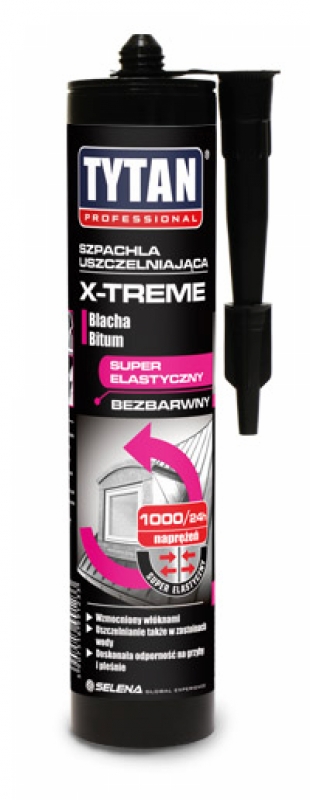 Profesjonalna szpachla uszczelniająca x-treme bezbarwna 280M