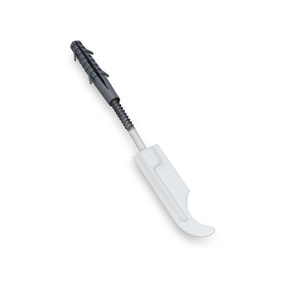 Hak do mocowania grzejnika prosty biały 2mm L-100