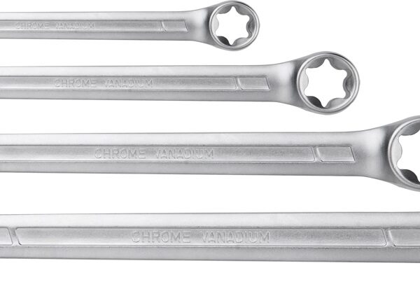 Klucze oczkowe torx T6-T24, 4 sztuki
