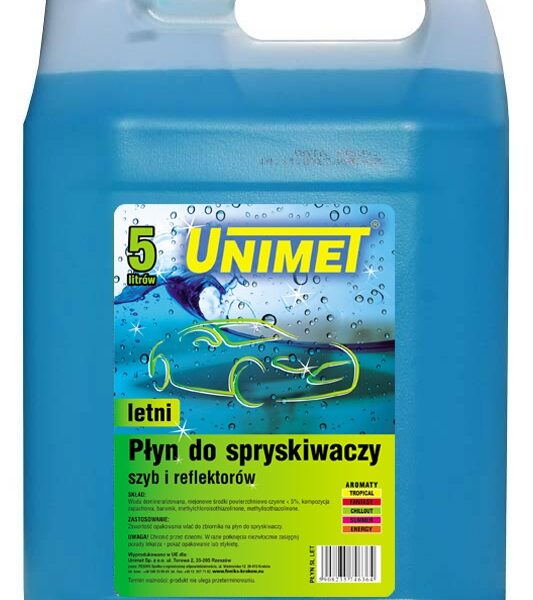 Płyn do spryskiwaczy letni 5L