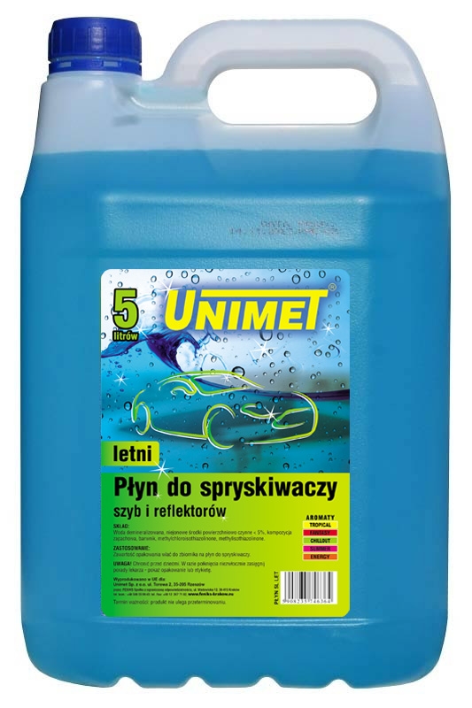 Płyn do spryskiwaczy letni 5L