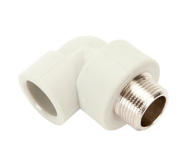 Pp-r kolano gwint zewnętrzny 90 stopni  25mm X 3/4 PN20