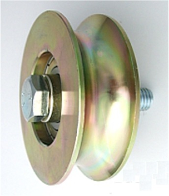 Rolka metalowa 79mm łożyskowana, na rurę 1/2'' RJR-79-26