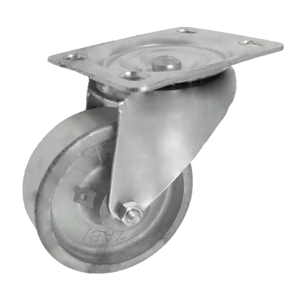 Koło aluminiowe 100mm obudowa skrętna A12