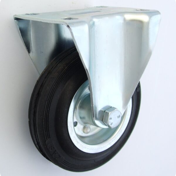 Koło metal-guma 125mm obudowa stała mniejsza obudowa 23M