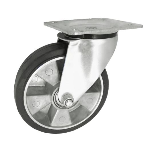 Koło aluminium-guma 180mm, obudowa skrętna A52g