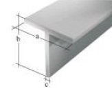 Profil T aluminiowy anodowy 1000X20X20X1,5