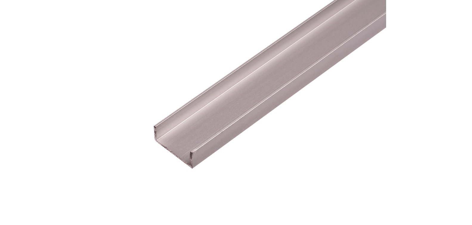 Profil U aluminiowy anodowy 1000X18X20X1,0X15,4