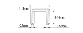 Zszywacz tapicerski 4-14mm zszywki 0.7M