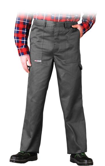 Spodnie ochronne do pasa, szare rozmiar 48