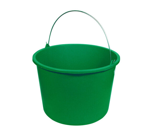 Wiadro plastikowe zielone 20 litrów