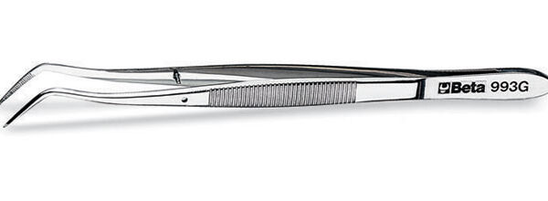 Pęseta odgięta punktowa 160mm