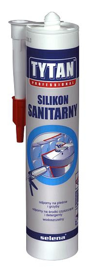 Silikon sanitarny Tytan 280ml szary