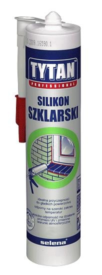 Silikon szklarski i akwariowy Tytan 280ml szary