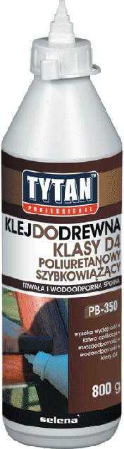 Klej do drewna Tytan professional D4 800g