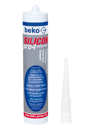 Silicon universalny 310ml antracyt PRO4