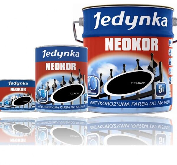 Antykorozyjna farba podkładowa neokor czarny 0.5L
