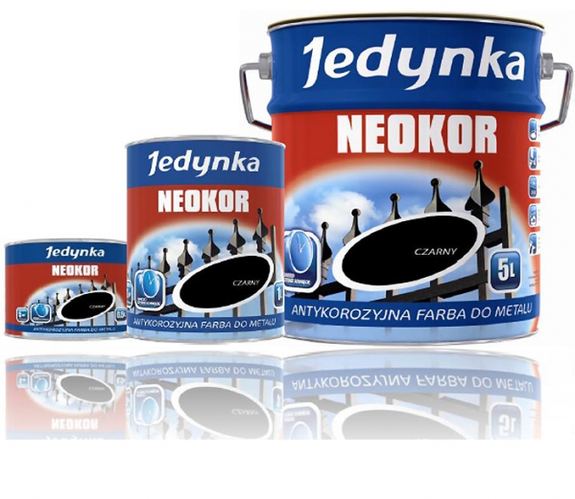 Antykorozyjna farba podkładowa neokor czarny 0.5L