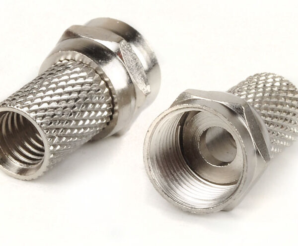 Złącze typu F na kabel RG6 z uszczelką gumową 7/20mm