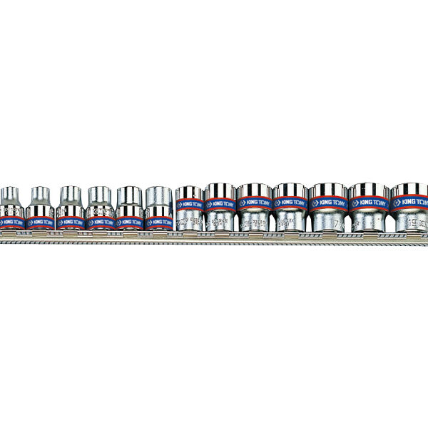 Komplet nasadek 3/8 6-KĄTNE 13 sztuk 7-19mm blister
