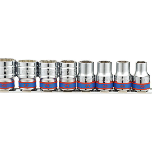 Komplet nasadek 1/2 12-KĄTNE 8 sztuk 10-22mm