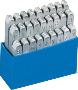 Komplet znaczników litery 3mm