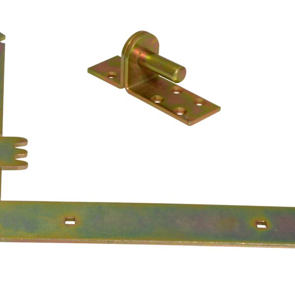 Zawias drzwiowy kątowy ocynkowany 250mm 2 sztuki