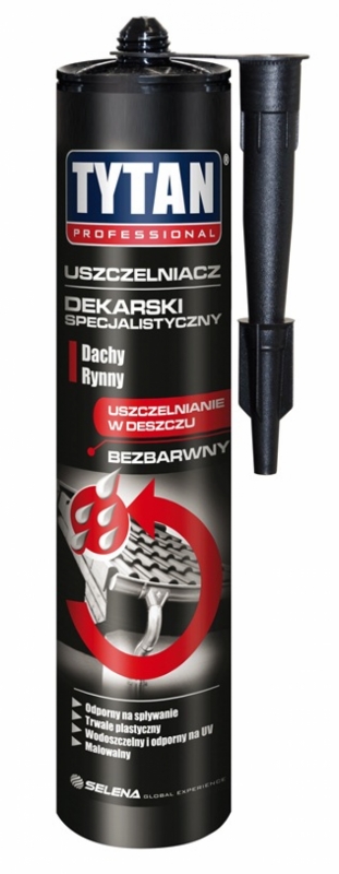 Uszczelniacz specjalistyczny dekarski Tytan 280ml bezbarwny