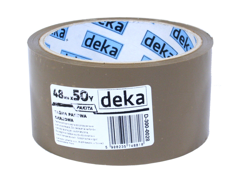 Taśma pakowa pakita brązowa 48mm*50Y