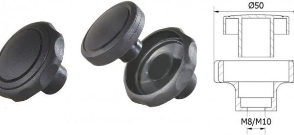 Pokrętło składane POK 02 FI 35 M8  802
