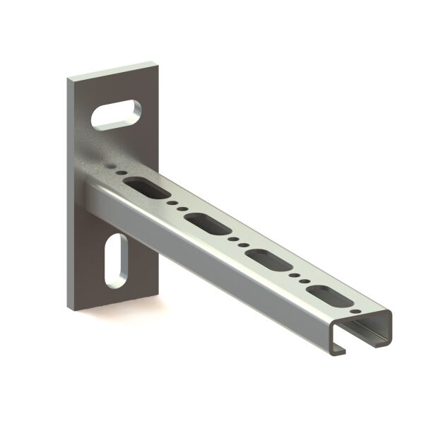 Profil montażowy typu C2,0 ze stopką (30X16X2,0) DŁ.208mm