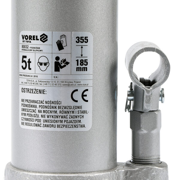 Podnośnik hydrauliczny słupkowy 5T