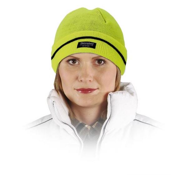 Czapka bawełniana żółta czbaw-thinsul Y XL