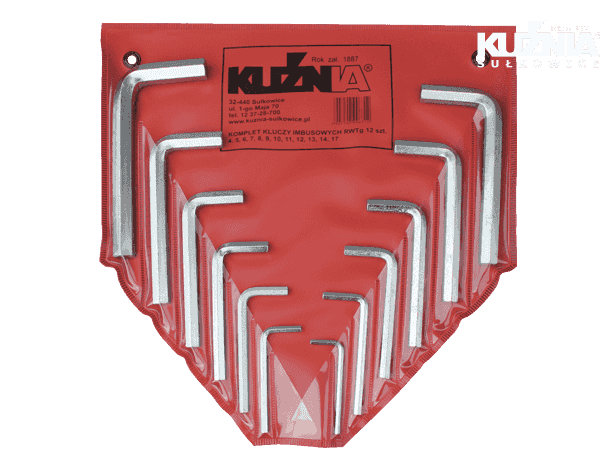 Komplet kluczy imbusowych 8szt